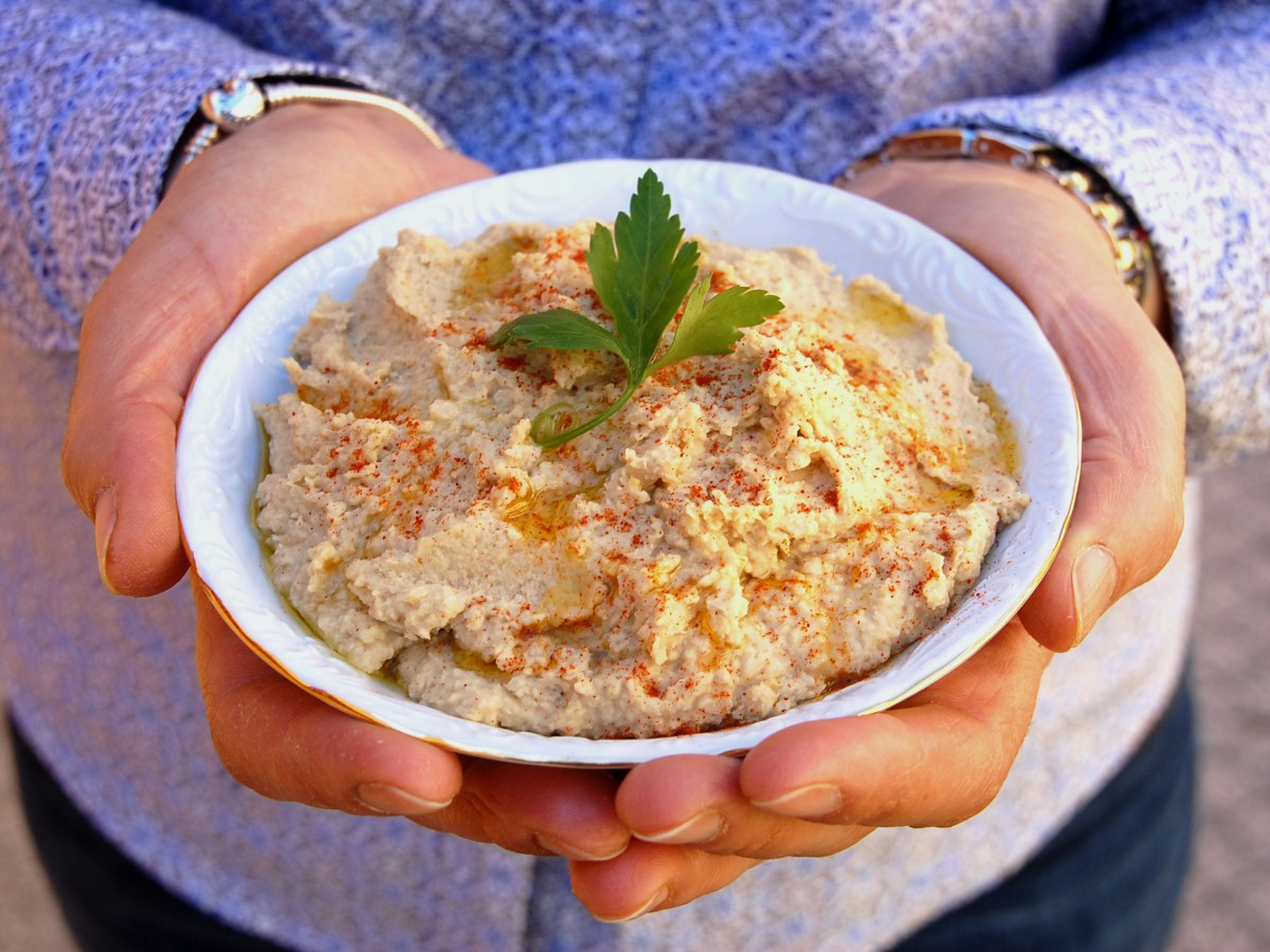 1ª experiência com&nbsp;hummus
