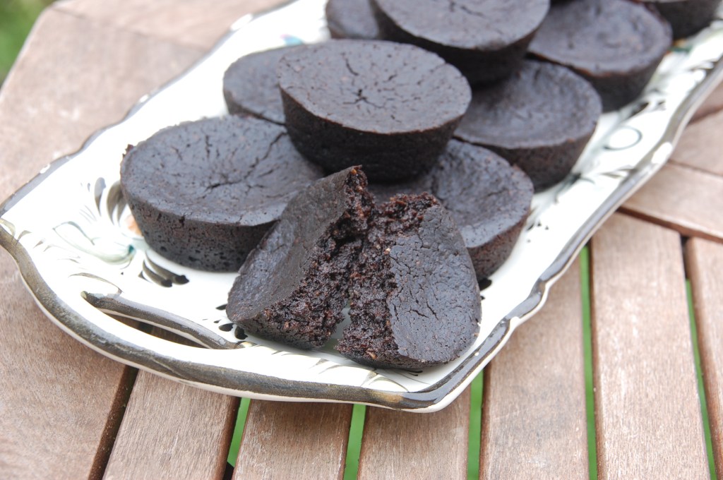 Muffins de alfarroba