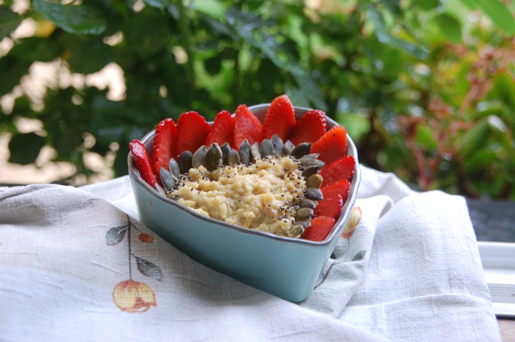 Papas de aveia de&nbsp;baunilha