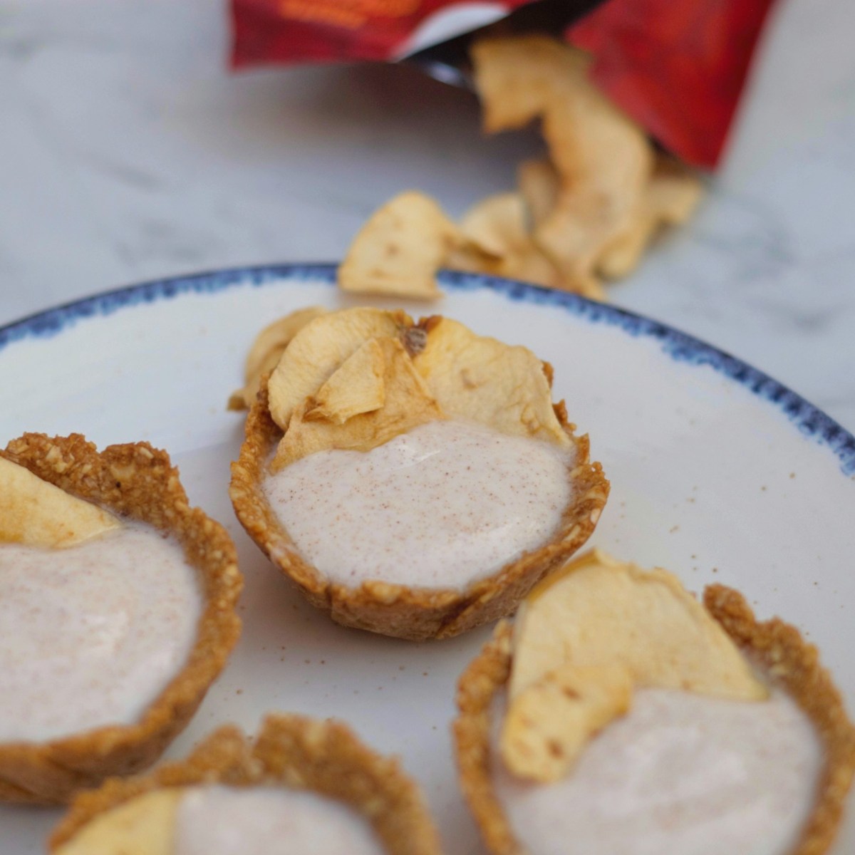 Cestinhas de iogurte e&nbsp;maçã