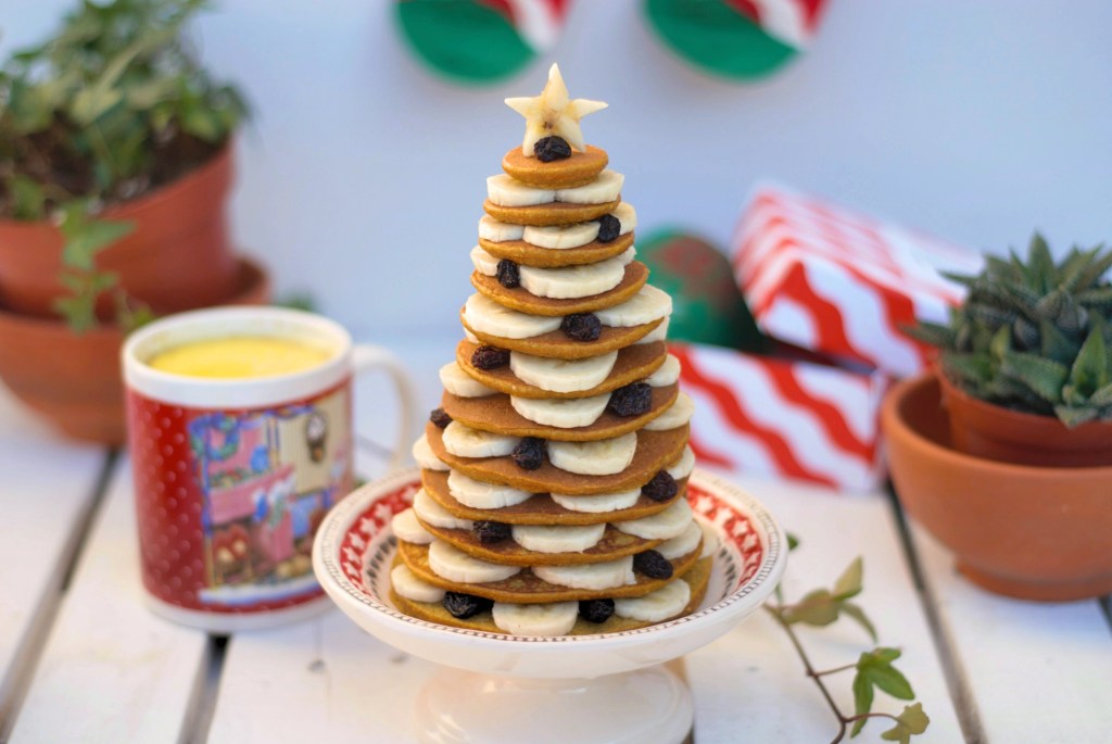 Panquecas natalícias de cenoura, gengibre e&nbsp;canela