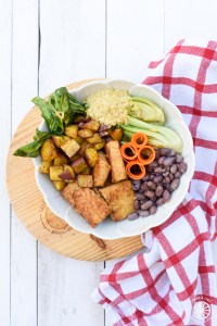 receita buddah bowl tempeh feijao batata