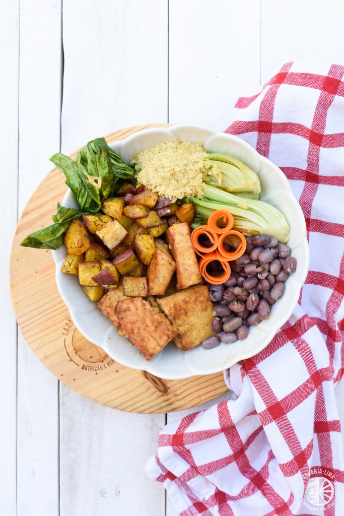 receita buddah bowl tempeh feijao batata