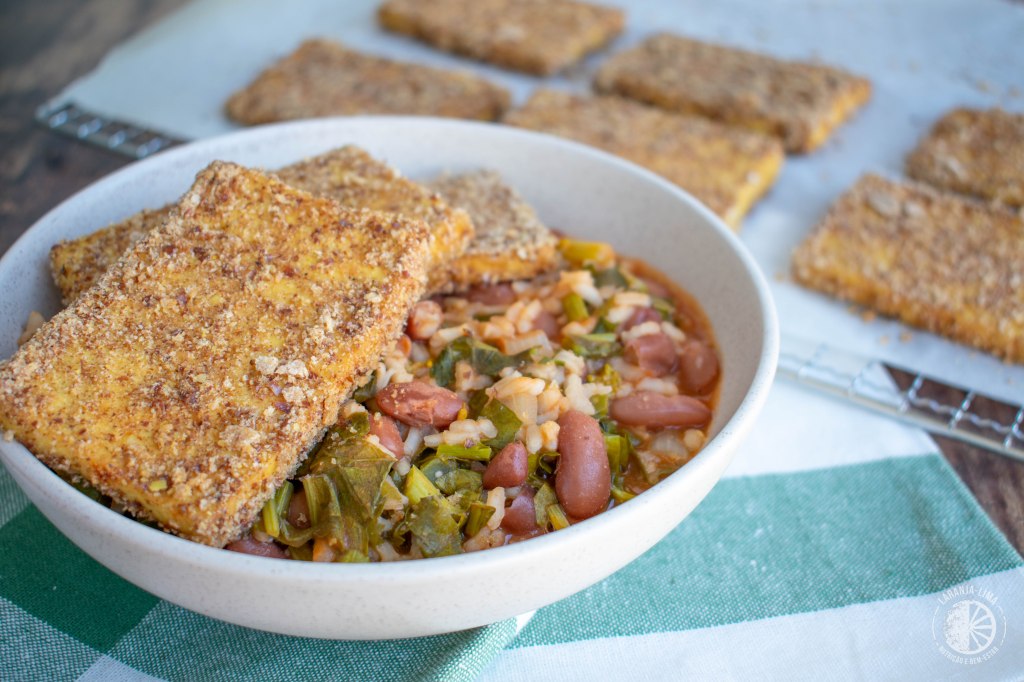 panados e nuggets de tofu