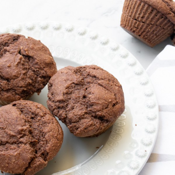 Muffins de alfarroba