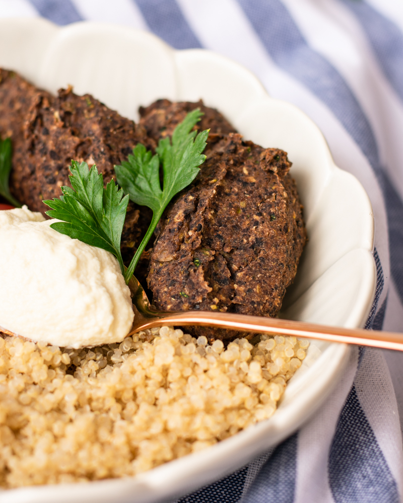 Bolinhos de feijão-preto