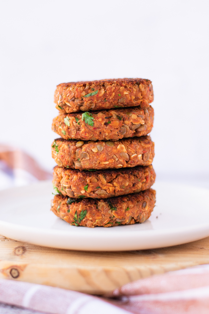 Hambúrgueres de lentilhas