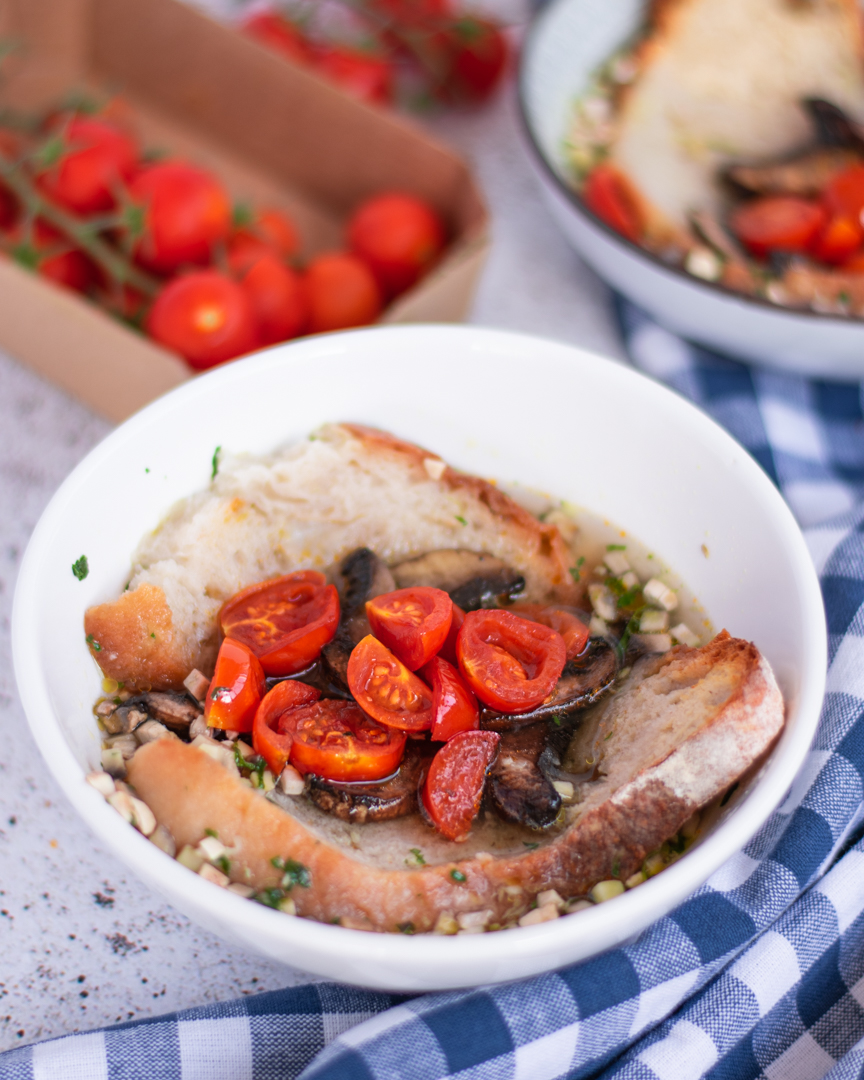 Açorda de cogumelos