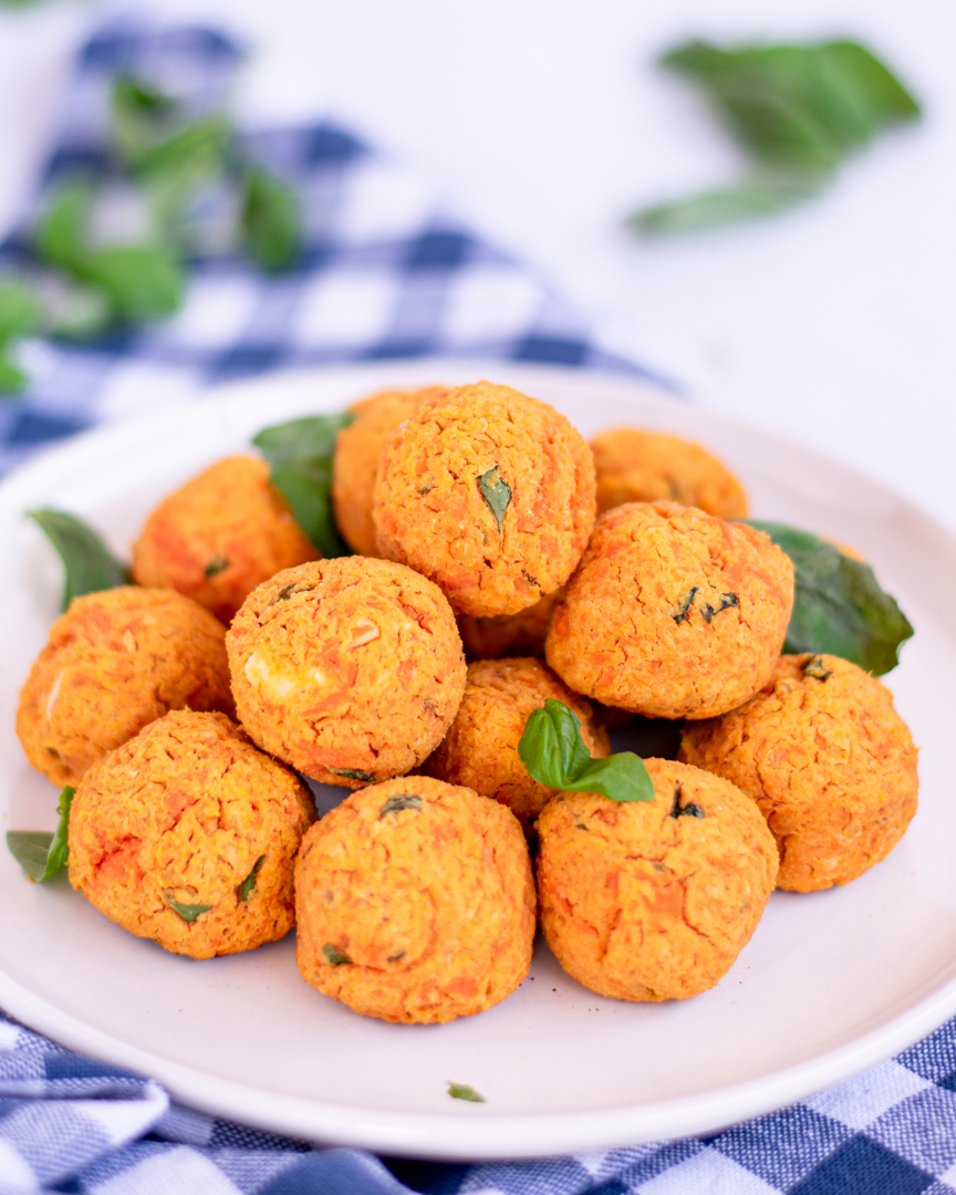 Faláfeis de batata-doce