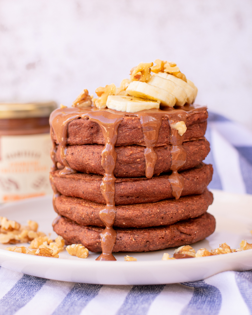 Panquecas vegan de&nbsp;cacau