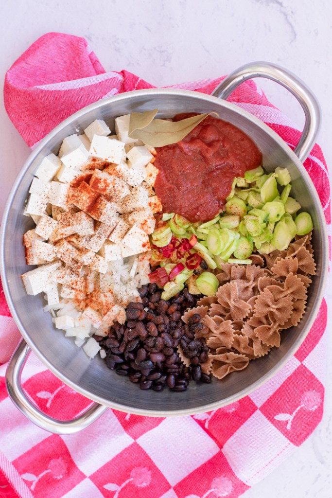 massada vegan com tofu