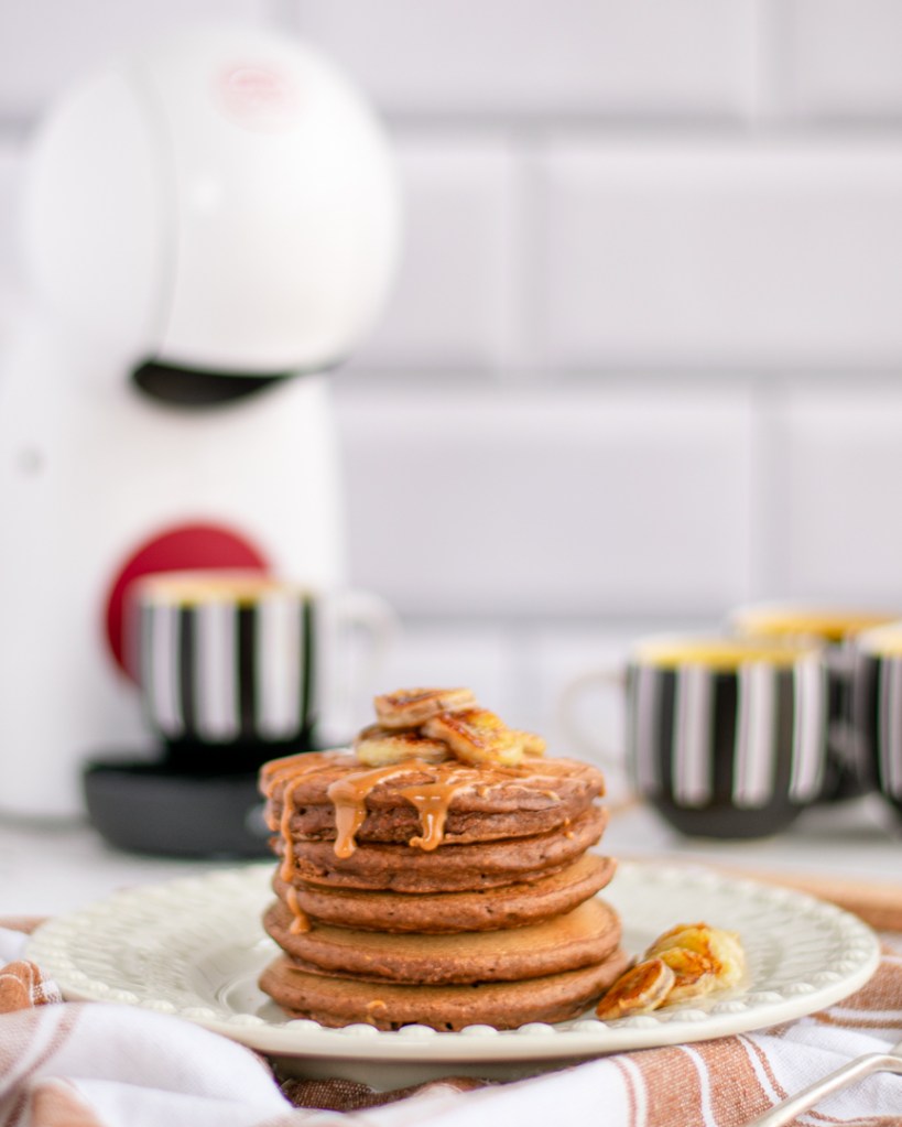 café dolce gusto e panquecas