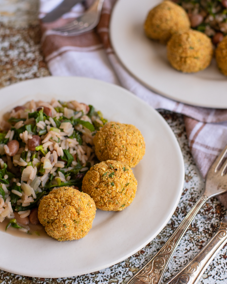 Falafels de cenoura
