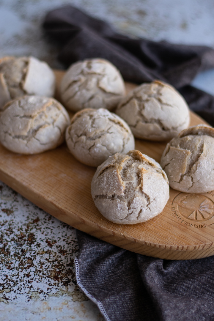 Pãezinhos de trigo e&nbsp;polvilho