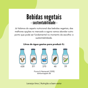 bebidas vegetais sustentabilidade