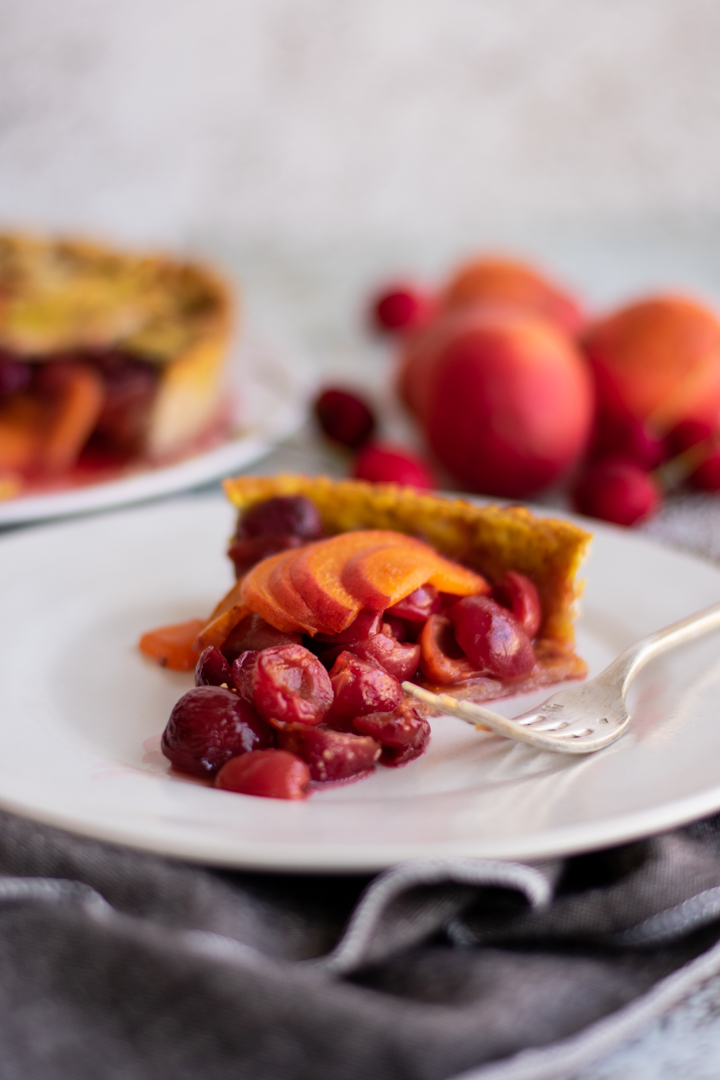 Cereja, morango e alperce