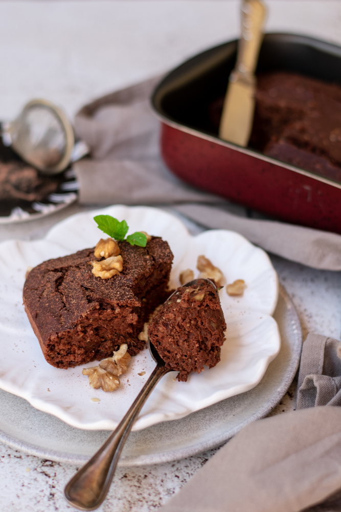 Bolo vegan de cacau e&nbsp;curgete