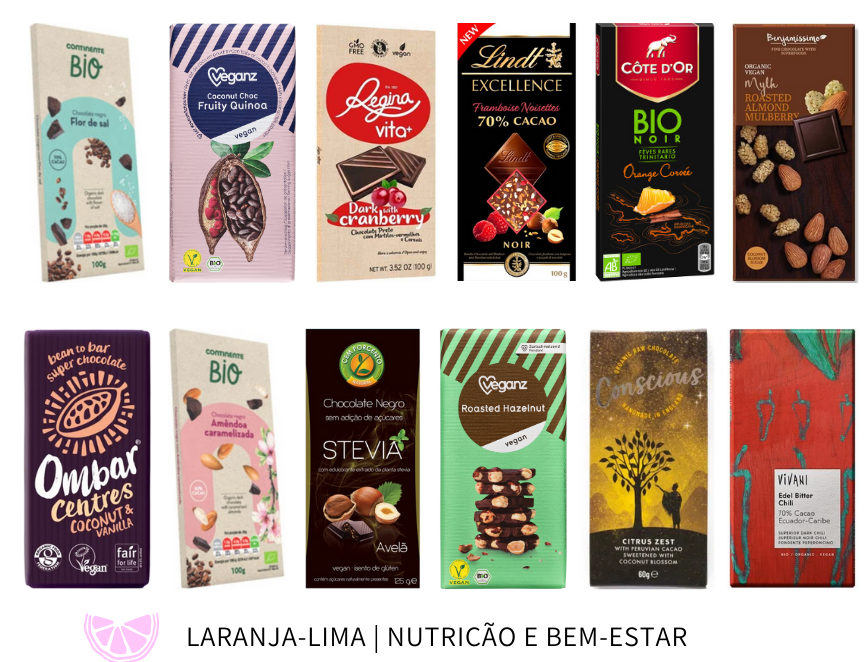 Opções de Chocolates com Misturas em Portugal