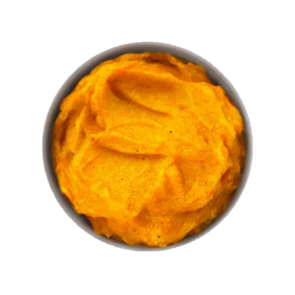 puré de abóbora para substituir a banana