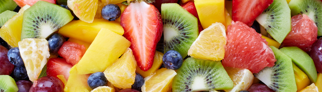 comer fruta antes de ir para o restaurante